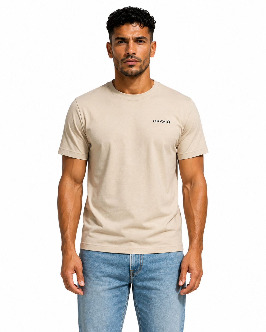 T-shirt GRAVIQ – beige, photo 1
