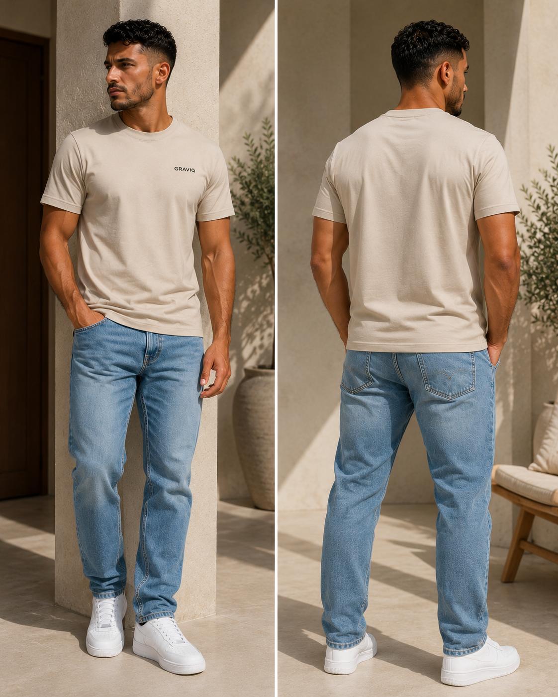 T-shirt GRAVIQ – beige, photo 4